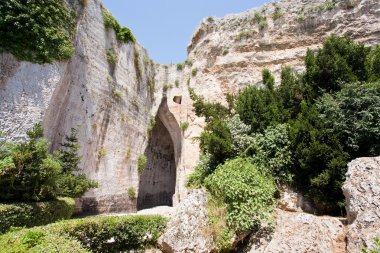 Cave Ear of Dionysius in Syracuse, Italy clipart