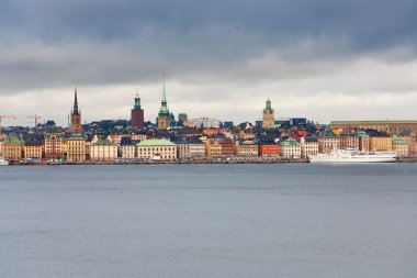 View on Gamla Stan, Stockholm, Sweden clipart