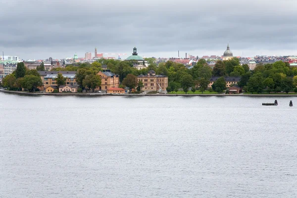 Вид на остров Кахольмен, Стокгольм — стоковое фото