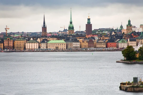 Vista sobre Gamla Stan, Estocolmo — Fotografia de Stock