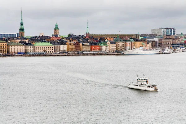 Widok na gamla stan, Sztokholm — Zdjęcie stockowe