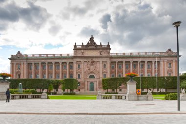 Riksdag yapı - Stokholm, İsveç Parlamentosunun