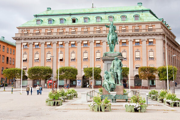 Gustav Adolfs torg (Gustav Adolf 's Square), Stockholm, Sweden
