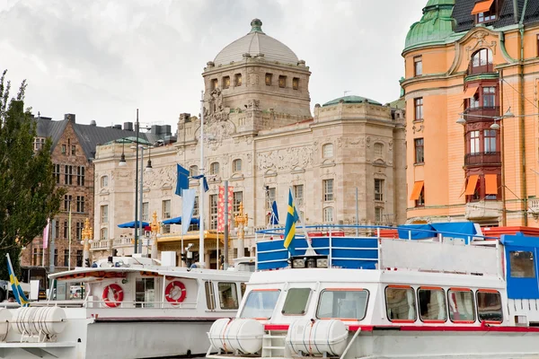 Vista sobre Royal Dramatic Theater, Estocolmo — Fotografia de Stock