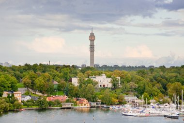 Telecommunications tower in Stockholm