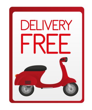 delivery free sign clipart