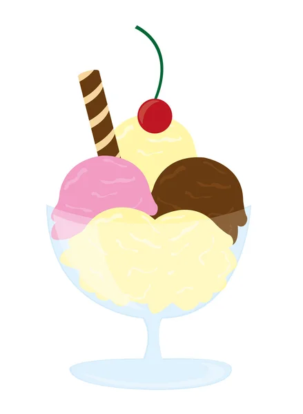 Ice cream vector — Stock Vector