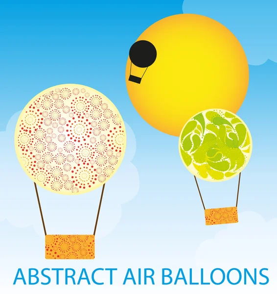 Abstract air balloons — Stock Vector