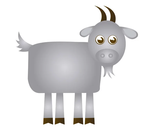 Goat cartoon — Stock Vector