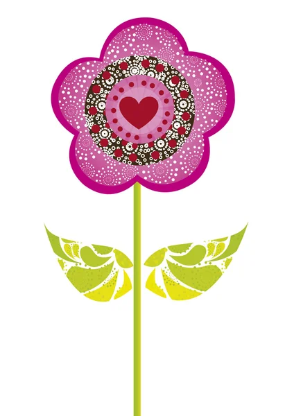 ดอกไม้นามธรรม — ภาพเวกเตอร์สต็อก