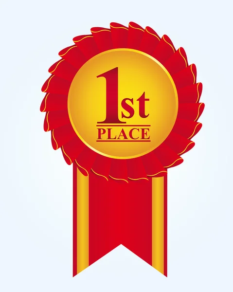 Rosette première place — Image vectorielle