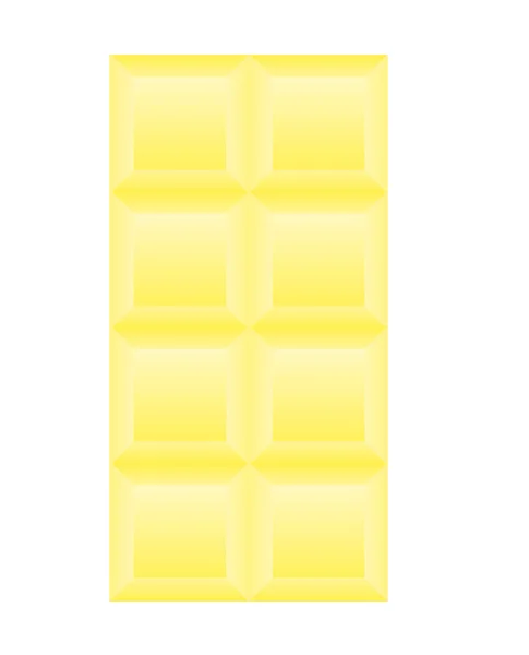 Chocolat blanc — Image vectorielle