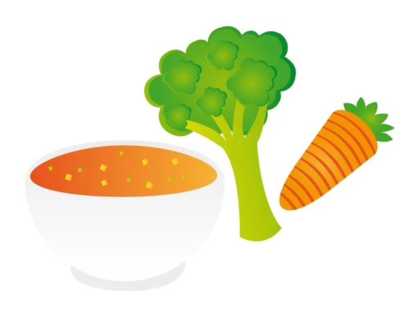蔬菜汤 — 图库矢量图片