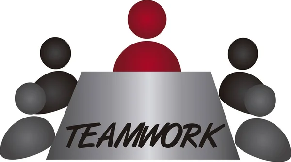 Teamwork — Stock Vector