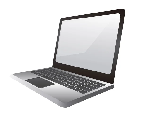 Laptop-Vektor — Stockvektor