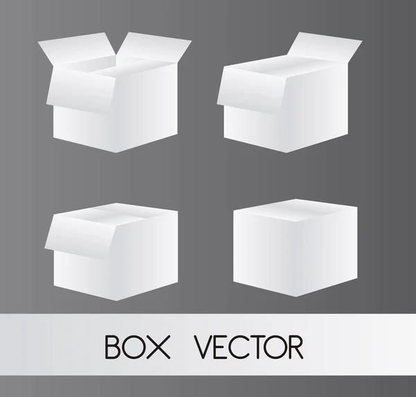 Вектор коробок — стоковый вектор