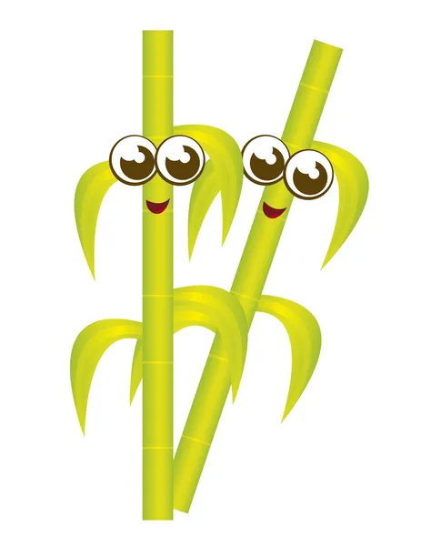 Sugar cane cartoon — Stock Vector