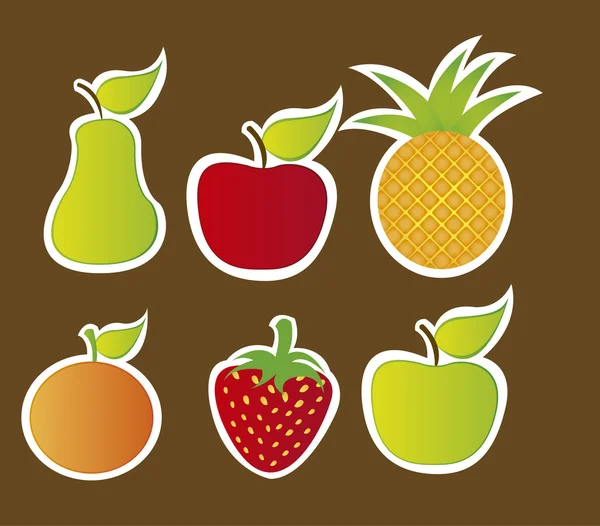 Vettore di frutta — Vettoriale Stock