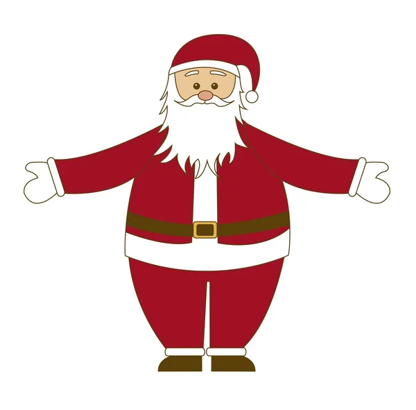 Santa claus vecteur — Image vectorielle