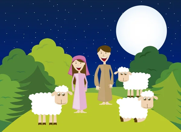 Пастухи — стоковий вектор