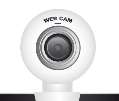 white web cam clipart