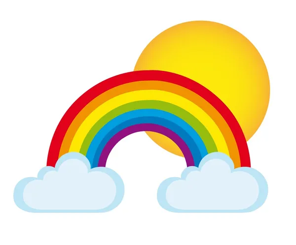 Regenboog — Stockvector