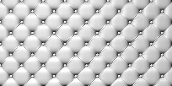Illustration of white leather upholstery — Stok fotoğraf