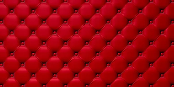 Buttoned on the red Texture. Repeat pattern Stock Photo