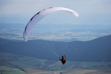 Paragliders clipart