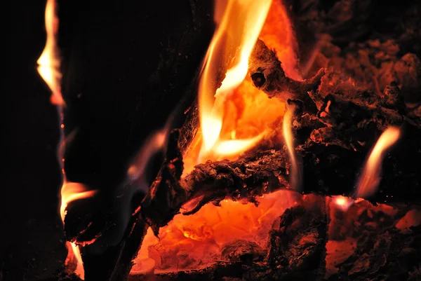 Glowing fire — Stock Photo, Image
