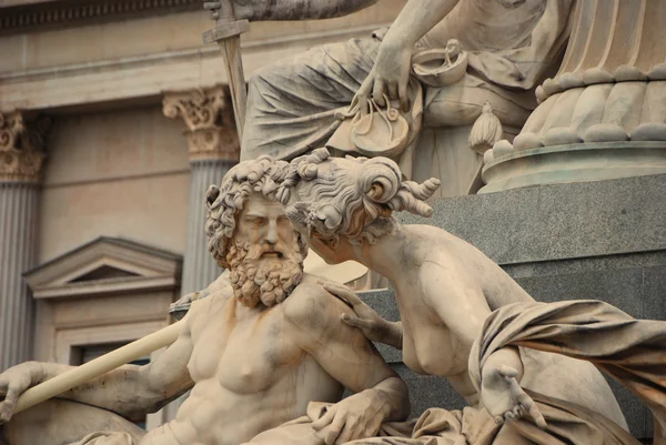 Figures of the fountain — Stock Photo, Image