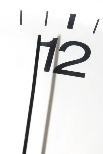 5 before twelfe o'clock — Stock Photo, Image