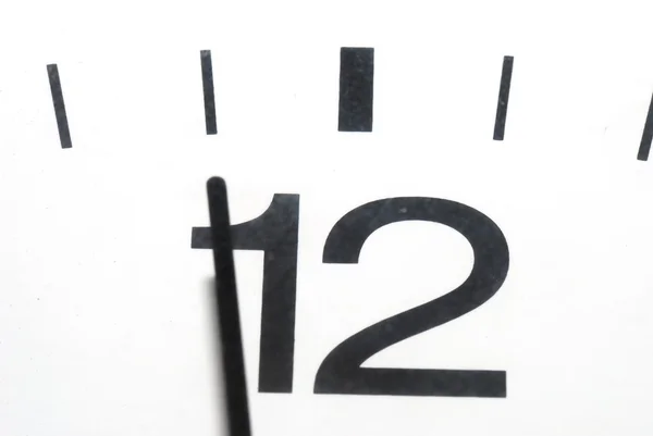 stock image Five to twelve clock in horizontal format