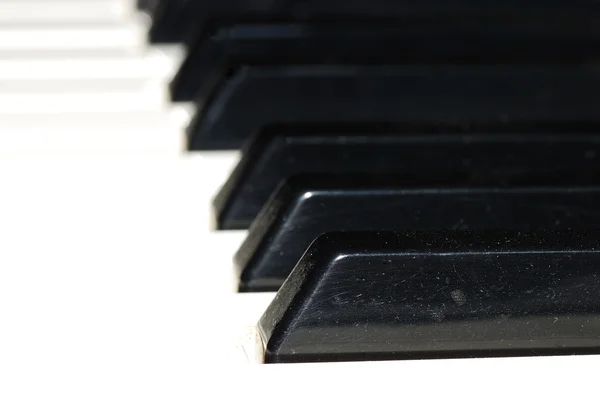 Birçok piyano tuşları — Stok fotoğraf