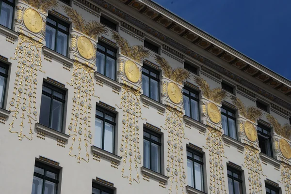 stock image Ornaments on old house