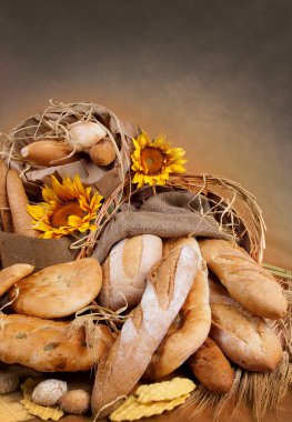 Bread and wheat clipart