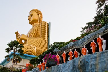 Buddha in Dambulla clipart