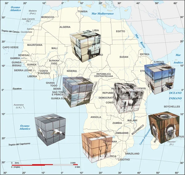 Cestování do Afriky — Stock fotografie