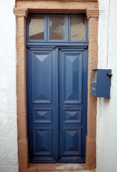 A kék ajtó — Stock Fotó