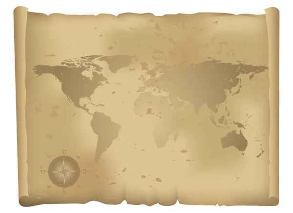 Ancient world map — Stock Photo, Image