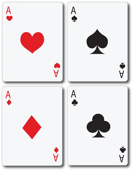 ACE kaarten — Stockfoto