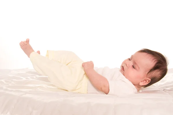 Nettes kleines Baby liegend — Stockfoto