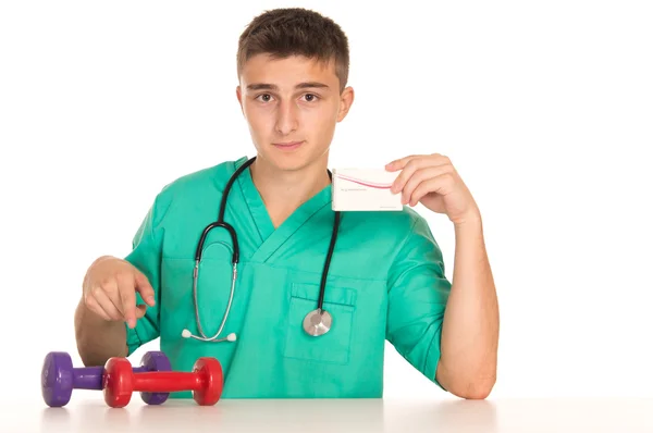 Doctor with medicine — Stock Photo, Image