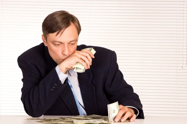 Hombre de negocios con dinero —  Fotos de Stock