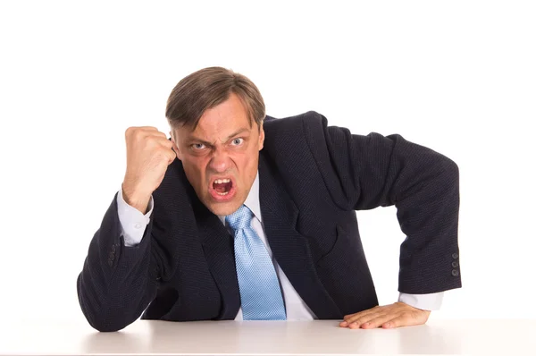 Trabajador de oficina enojado —  Fotos de Stock