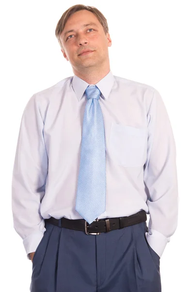 Homem com uma gravata — Fotografia de Stock