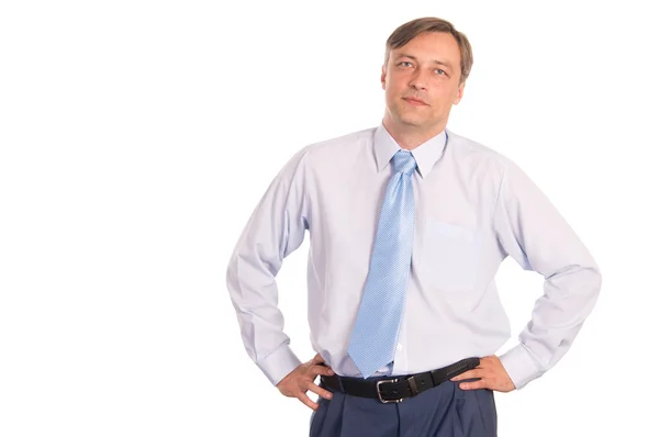 Biznesmen z krawatem — Zdjęcie stockowe