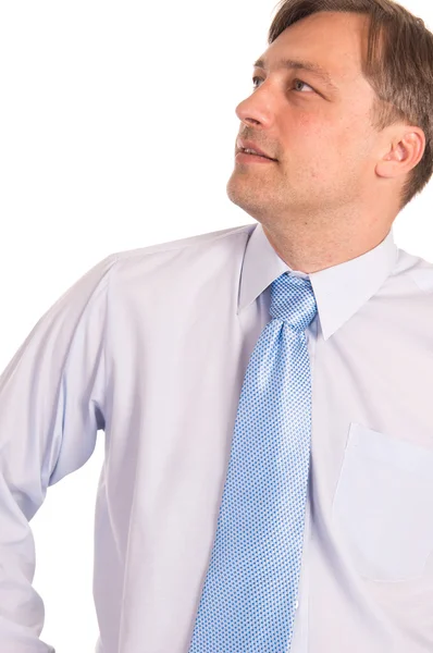Biznesmen z krawatem — Zdjęcie stockowe