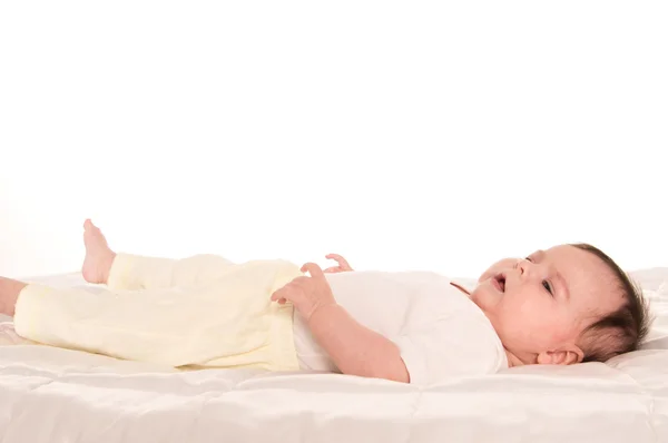 Niza bebé mintiendo —  Fotos de Stock