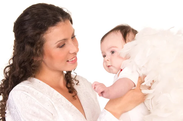 Küçük melek ile anne — Stok fotoğraf